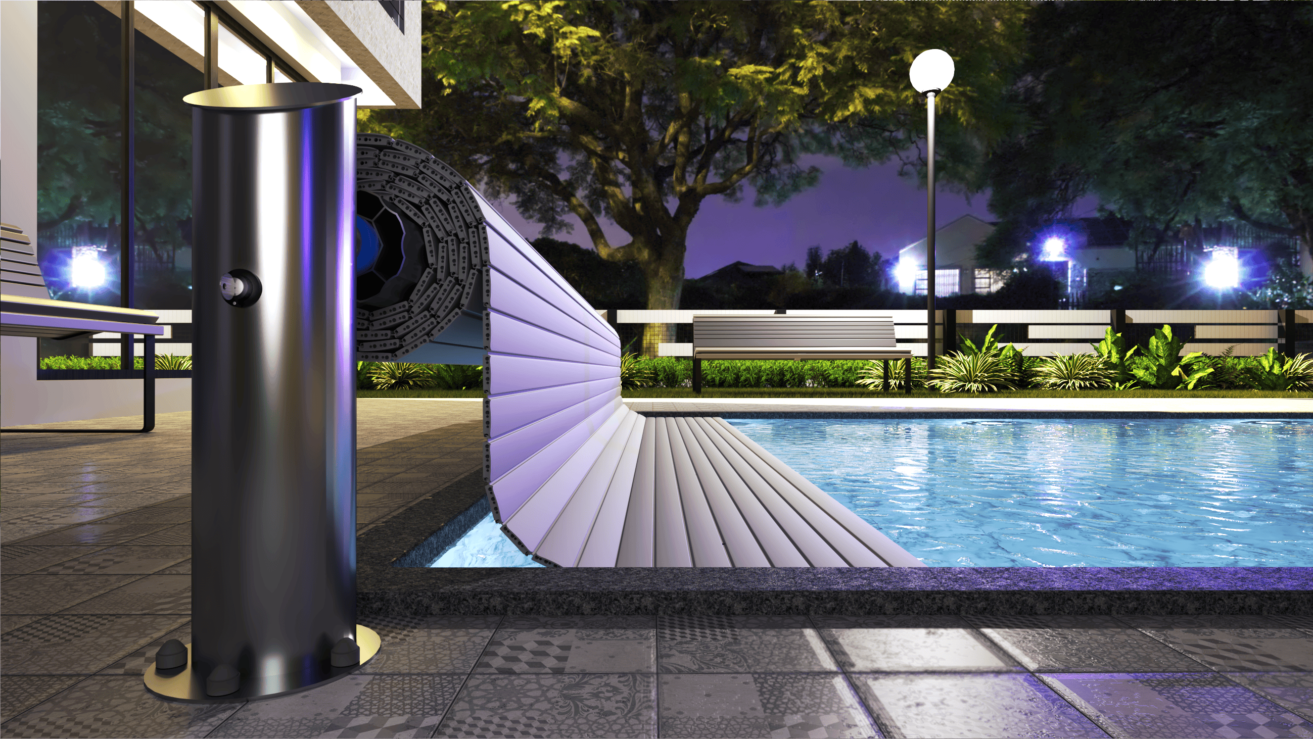 Exclusiv winder, Liderpool roller shutters, pool covers