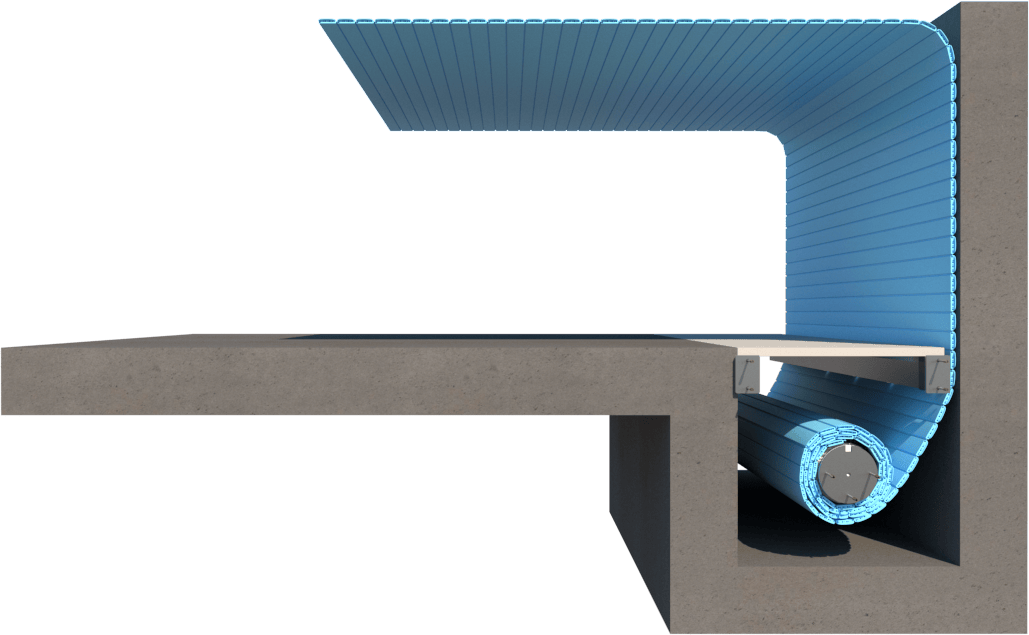 Liderpool underwater roller shutter pool systems