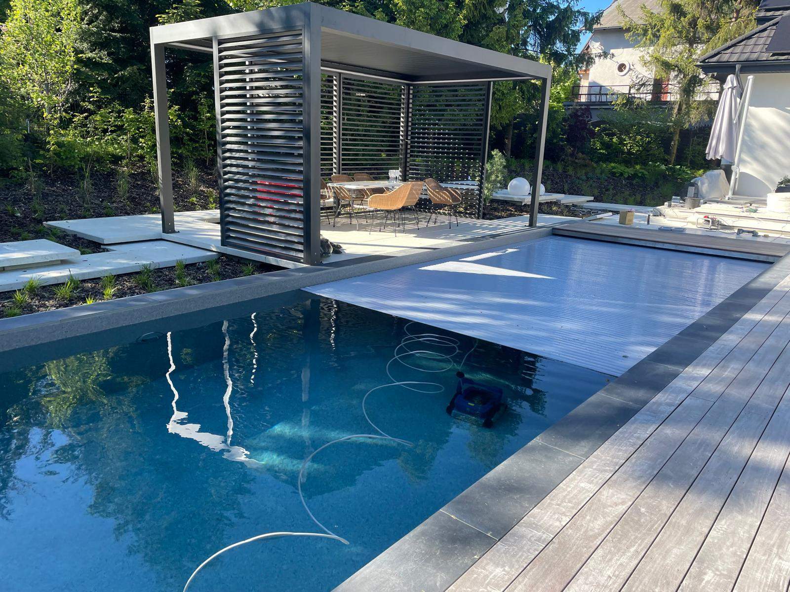 underwater pool roller shutter, Liderpool pool covers